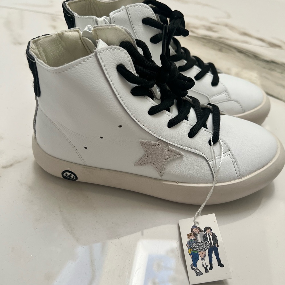 NWT Lola + The Boys Kids High Top Sneakers